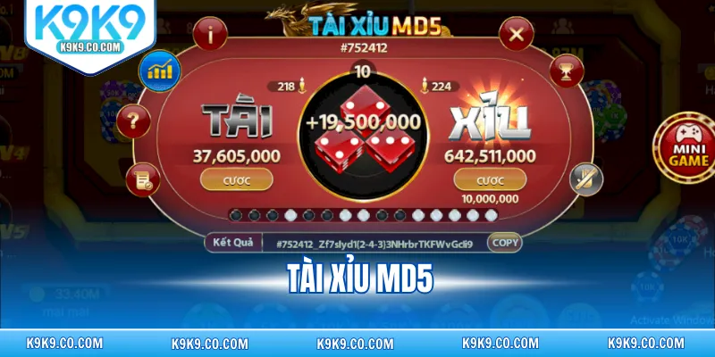 tài xỉu md5